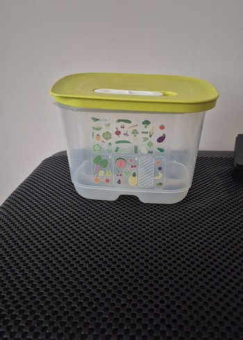 Yeşil Kapaklı Plastik Saklama Kabı tupperware sera 1.8 lt