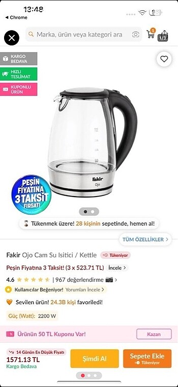 Fakir kettle