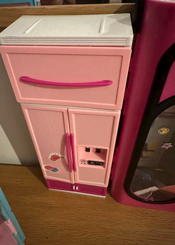 Koyu Pembe Çocuk Gardırop Oyuncak - Görsel 5