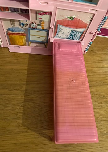 Koyu Pembe Çocuk Gardırop Oyuncak - Görsel 7