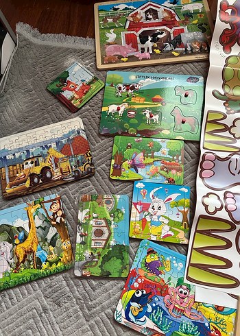 Puzzle ve sticker duvara - Görsel 3