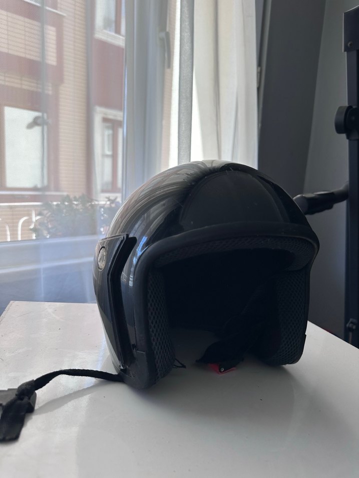 Diger Siyah Biker Motosiklet Kaskı - Görsel 2