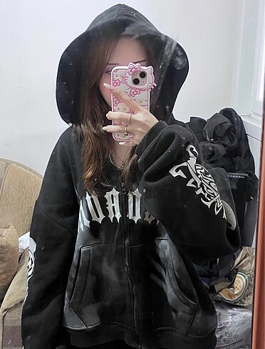 Redrum zip hoodie