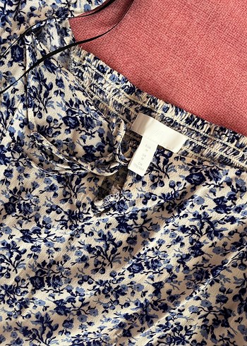 H&M Çiçek Desenli Bluz  M Beden  - Görsel 3