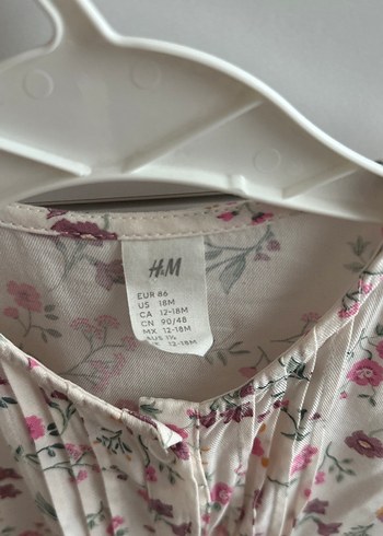 H&M Çiçek Desenli Uzun Kollu Elbise - Görsel 2
