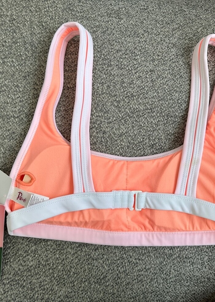 Penti Turuncu Dokulu Bikini Üstü- 36 beden- Yeni&Etiketli - Görsel 2