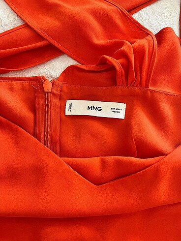 Mango Kırmızı Tulum- S Beden - Görsel 3