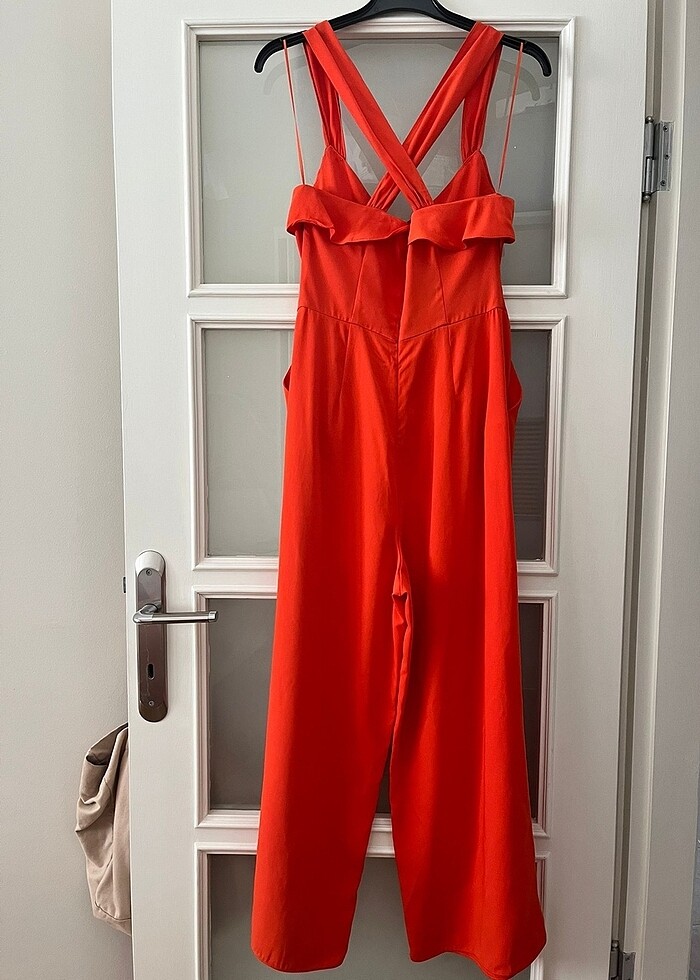 Mango Kırmızı Tulum- S Beden - Görsel 2