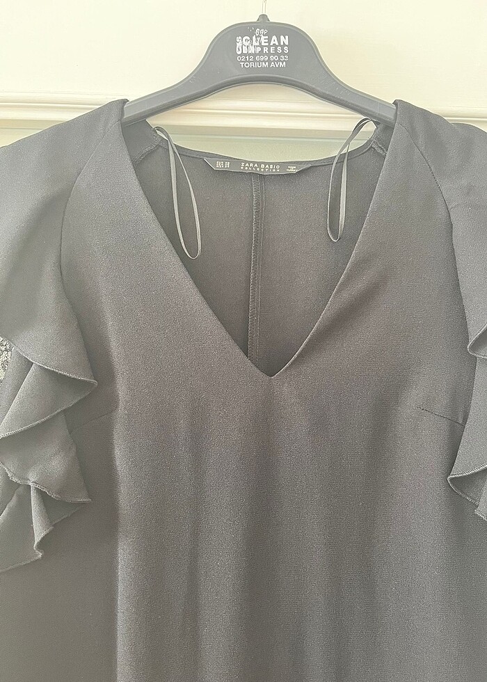 Zara Siyah Elbise- M beden - Görsel 3