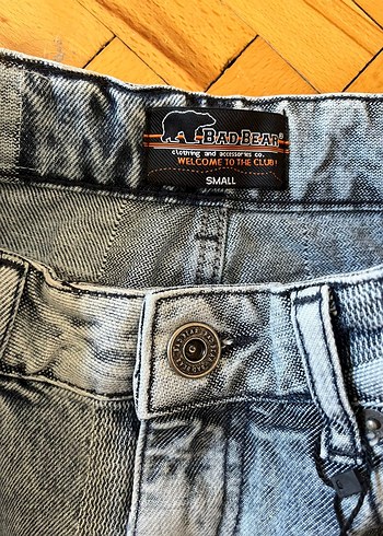 Gri Denim Mini Etek- BadBear - Görsel 2