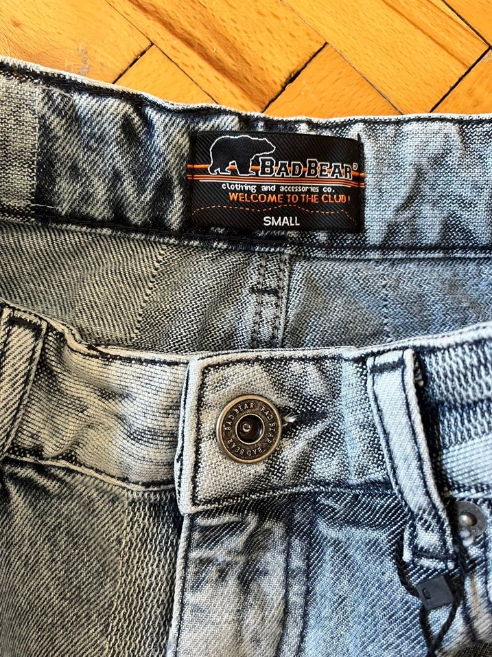 Gri Denim Mini Etek- BadBear - Görsel 2