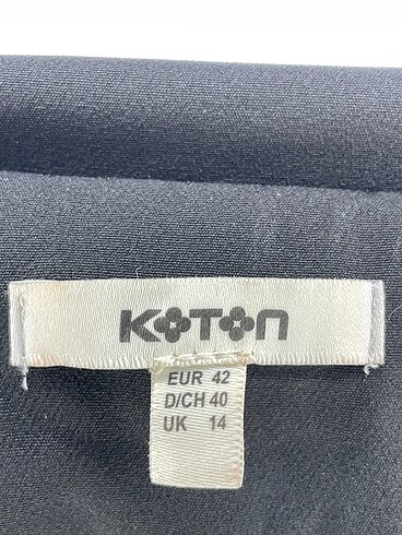 42 Beden siyah Renk Koton Kısa Elbise %70 İndirimli.
