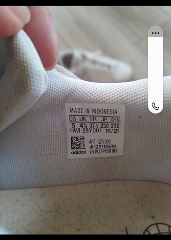 37,5 Beden beyaz Renk Beyaz Adidas Bağcıklı Kadın Spor Ayakkabı