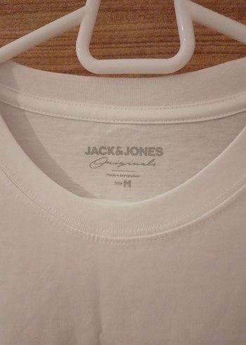 Beyaz Baskılı Oversize Pamuklu Erkek Tişört - Görsel 4