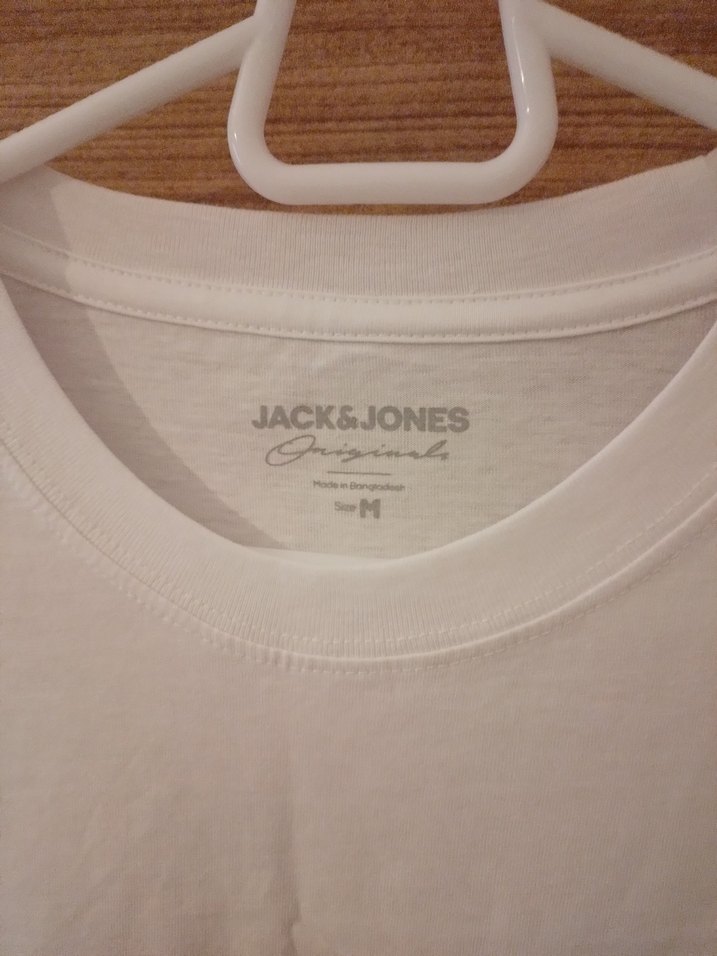 Beyaz Baskılı Oversize Pamuklu Erkek Tişört - Görsel 4