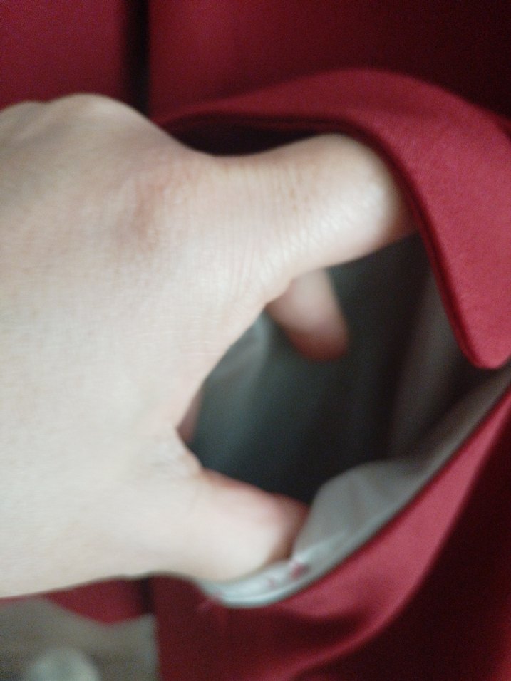 Kırmızı Düğmeli Kadın Blazer Ceket - Görsel 3