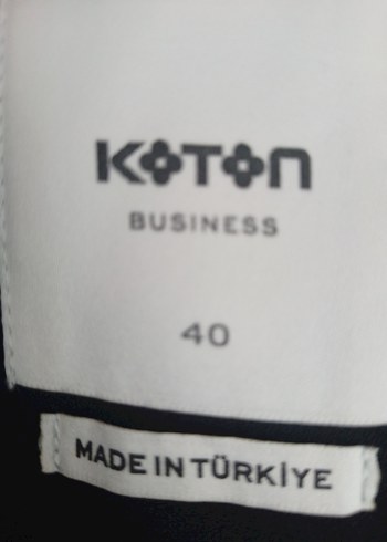 Siyah Kadın Düğmeli Ofis Blazeri - Görsel 5