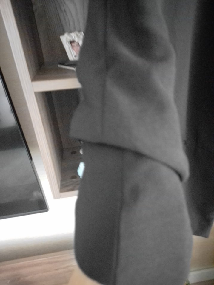 Siyah Kadın Düğmeli Ofis Blazeri - Görsel 3