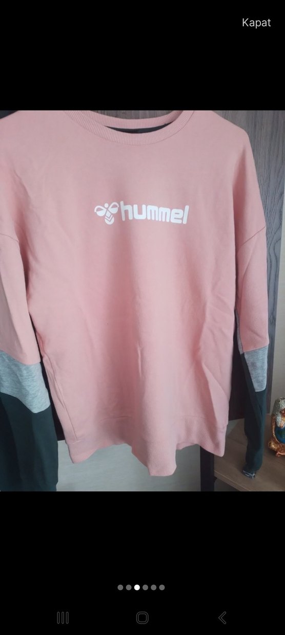 Hummel Pembe Kadın Sweatshirt - Görsel 3