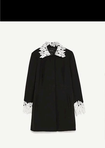 Düğmeli Siyah Midi Kadın Blazer - Görsel 3