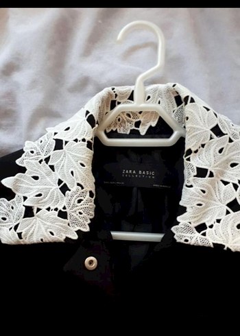 Düğmeli Siyah Midi Kadın Blazer - Görsel 8