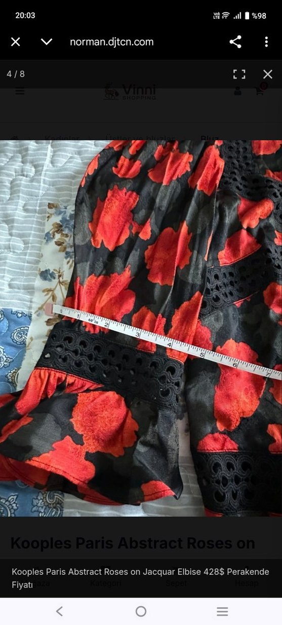 Orijinal The Kooples İtaly elbise - Görsel 2