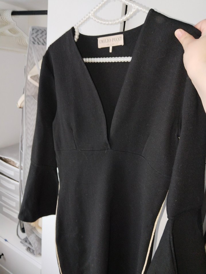 Orijinal Emilio Pucci Yün Elbise - Görsel 4