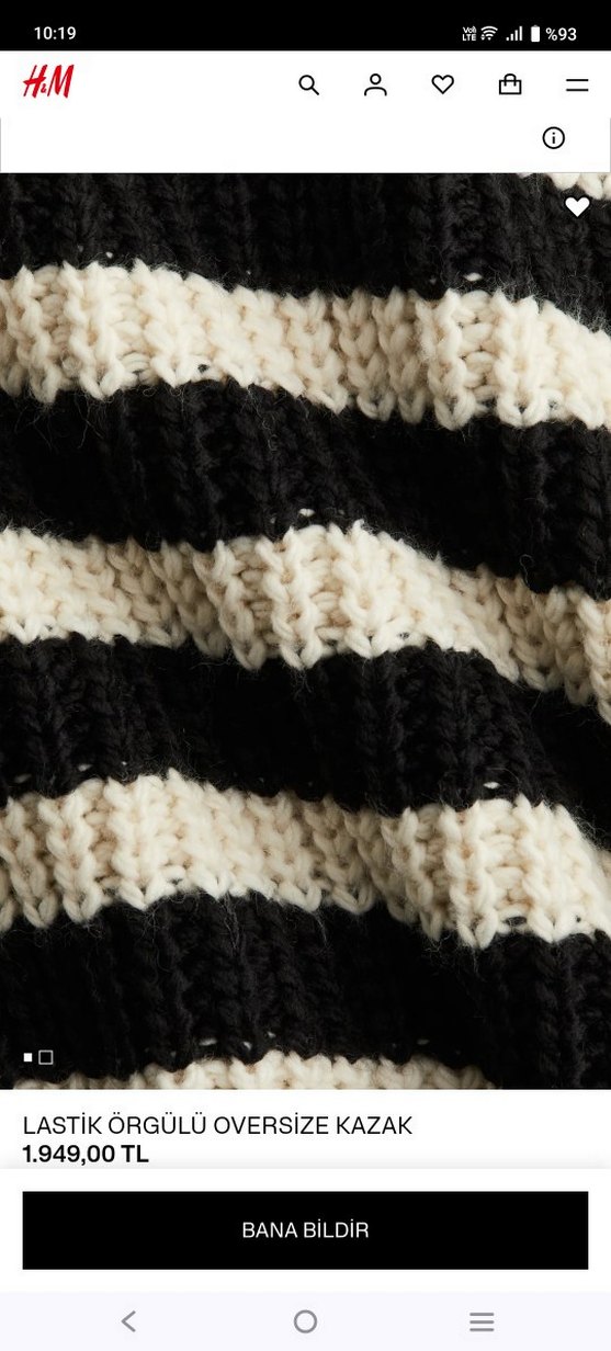 H&M  Yün Kazak - Görsel 2