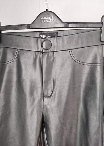 Zara Deri Pantolon - Görsel 7