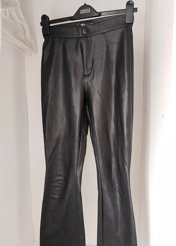 Zara Deri Pantolon - Görsel 5