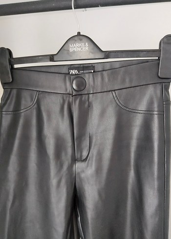 Zara Deri Pantolon - Görsel 9