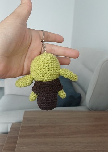 El Yapımı Yeşil Amigurumi Peluş Oyuncak - Görsel 2