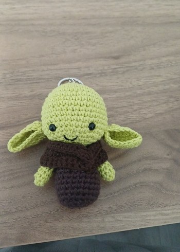 El Yapımı Yeşil Amigurumi Peluş Oyuncak - Görsel 3