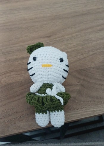 Renkli Örgü Bohem Kadın Anahtarlık - Görsel 3