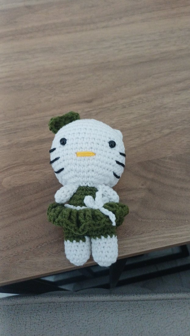 Renkli Örgü Bohem Kadın Anahtarlık - Görsel 3