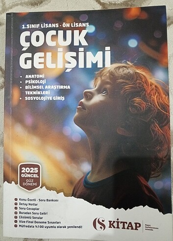 Auzef 1.sınıf lisans / önlisans çocuk gelişimi 4 ders tek kitap
