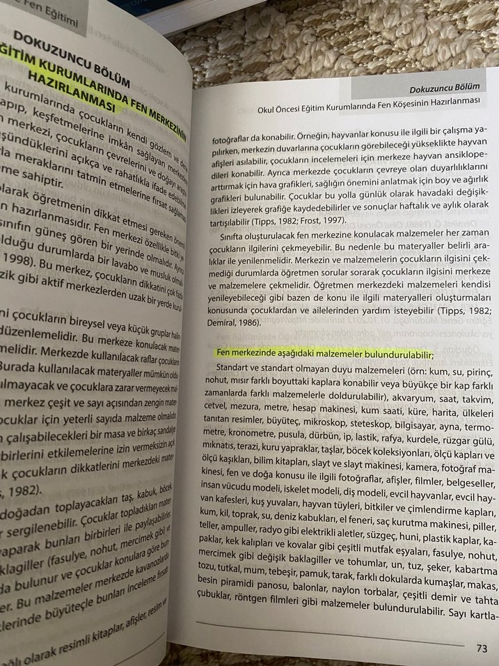 Okul Öncesi Dönemde Fen Eğitimi Kitabı Vize yayınları - Görsel 2
