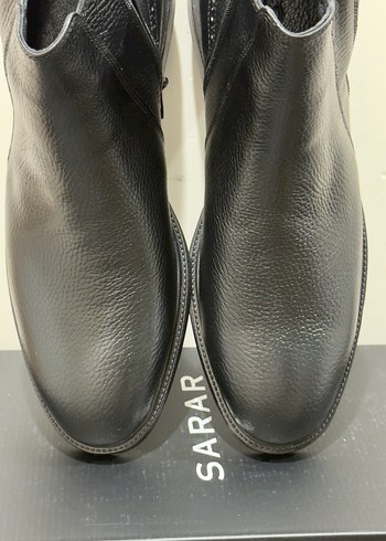 Sarar Siyah Hakiki Deri Erkek Bot 42 - Görsel 4