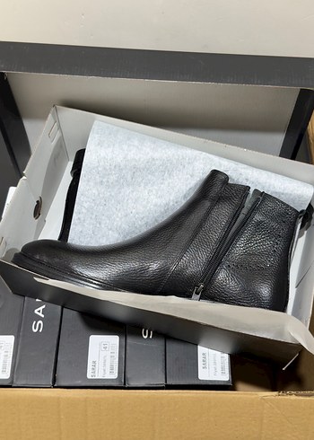 Sarar Siyah Hakiki Deri Erkek Bot 42 - Görsel 2