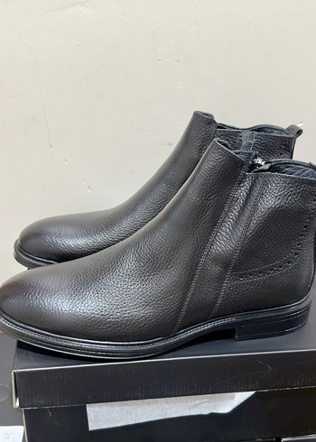 Sarar Siyah Hakiki Deri Erkek Bot 42 - Görsel 3