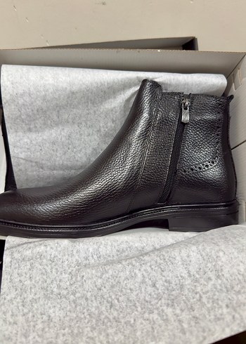 Sarar Siyah Hakiki Deri Erkek Bot 43 - Görsel 7