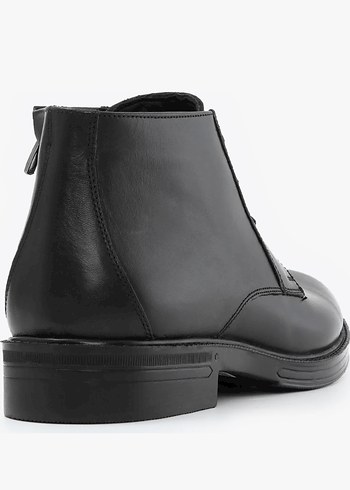 Tamer Tanca Hakiki Deri Siyah Bot 41 Numara - Görsel 7