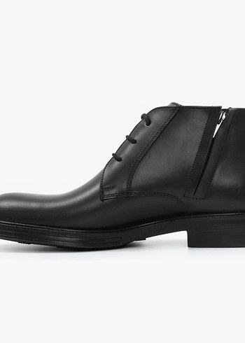 Tamer Tanca Hakiki Deri Siyah Bot 41 Numara - Görsel 8