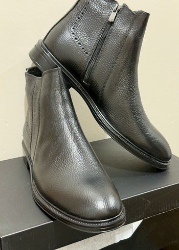 Sarar Siyah Hakiki Deri Erkek Bot 43 - Görsel 4