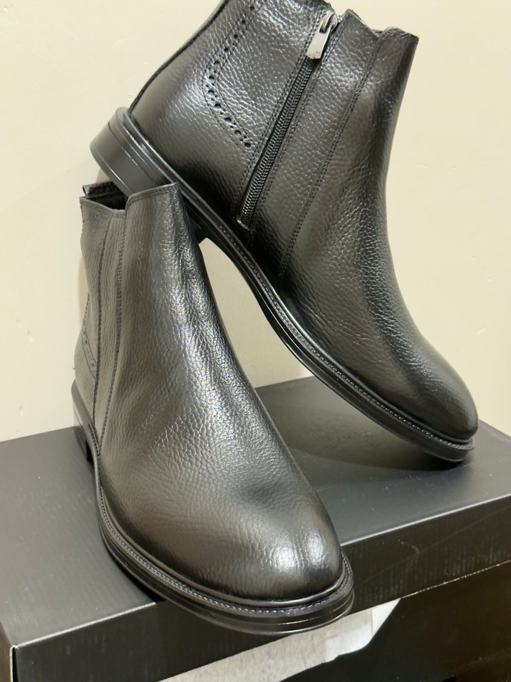 Sarar Siyah Hakiki Deri Erkek Bot 43 - Görsel 4