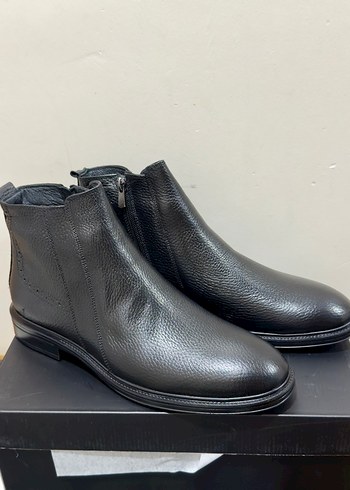 Sarar Siyah Hakiki Deri Erkek Bot 44 - Görsel 5
