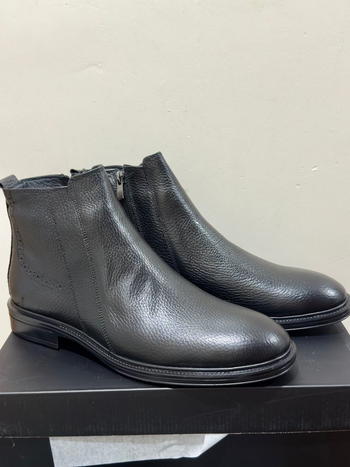 Sarar Siyah Hakiki Deri Erkek Bot 44 - Görsel 4