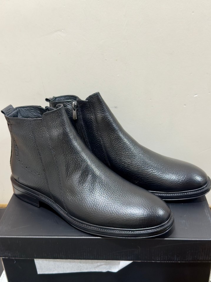 Sarar Siyah Hakiki Deri Erkek Bot 44 - Görsel 5