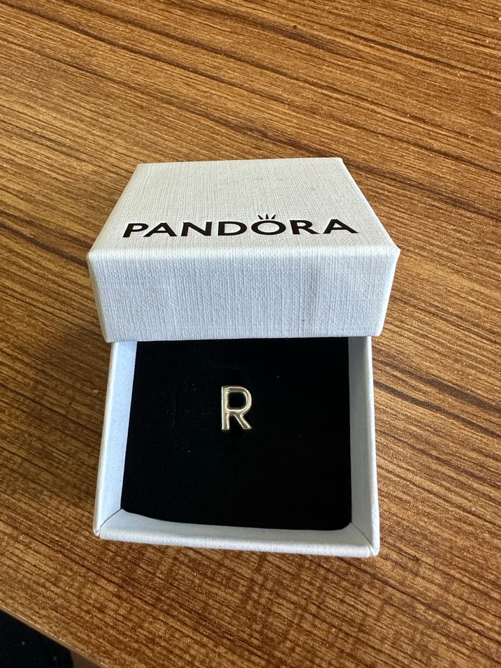 Pandora Gri R Harfli Charm - Görsel 2