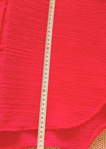 Pembe Pamuklu Düğmeli Kadın Gömlek - Görsel 7